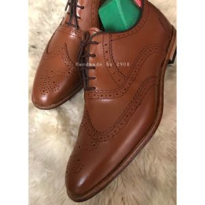 Brown leather brooks