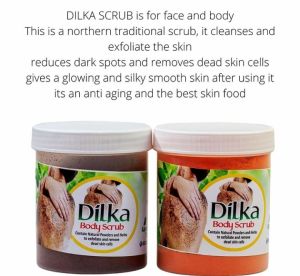 Dilka face and body scrub