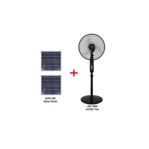 Binatone ac-dc-solar- inverter-stand fan+free-solar-panel - ad-1600