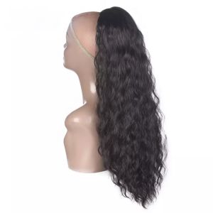 Natural bouncy curl premium synthetic ponytail