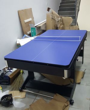 Foldable 6ft snooker with table tennis board