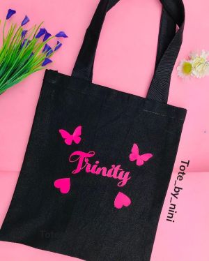 Customized totebag with colored prints