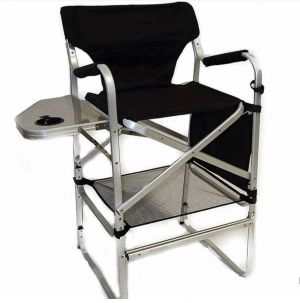 Single tray makeup chair