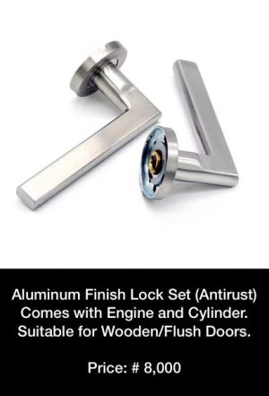 Antirust finish lock set