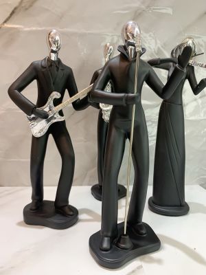 Band figurine for home or office decor.