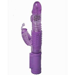 Gpoint-rabbit-jack-silicone-soft-purple-dildo-sex-toy-realistic penis in lagos