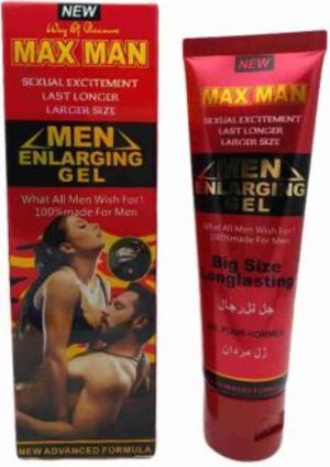 Maxman penis enlargement & delay gel- red