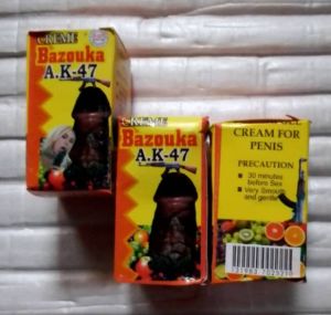 3 mini bazouka ak47 cream penis enlargement
