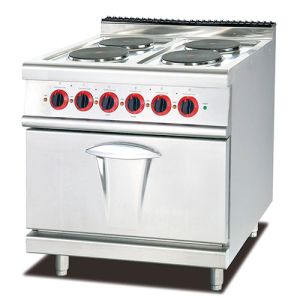 Advanspid 4 burner electric cooker with oven