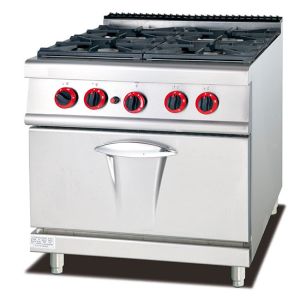 Advanspid burner gas cooker with oven