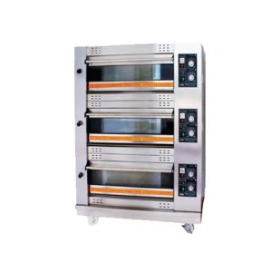 Advanspid gas 3 deck oven 6 pans