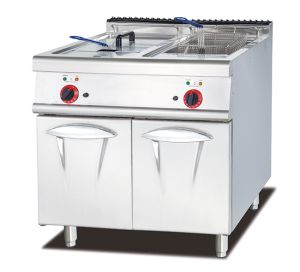 Deep fryer electric 2tanks 2 baskets