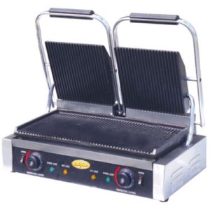 Advanspid hamburger contact grill double