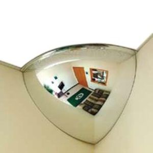 Half dome mirror convex mirror glass