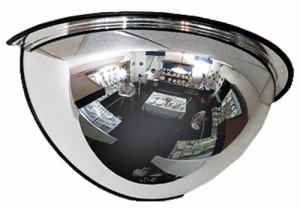 Full dome convex mirror