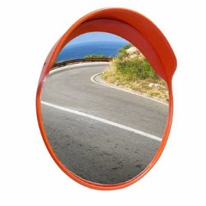 External safety traffic polycarbonate convex mirror