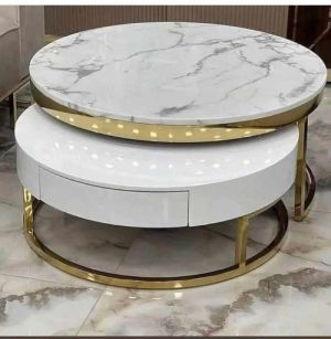 Quality marble top center table
