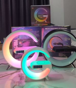 Rgb lights with wireless charger