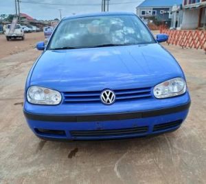 Blue volkswagen golf 4 for sale