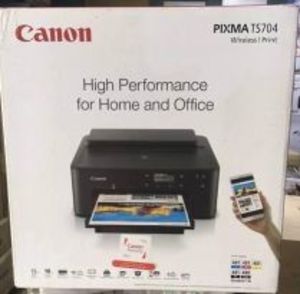 Canon pixma ts704 photo id card printer