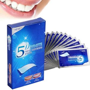 5d white teeth whitening strips