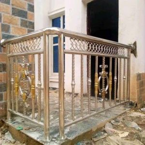 Stainless steel flower handrails