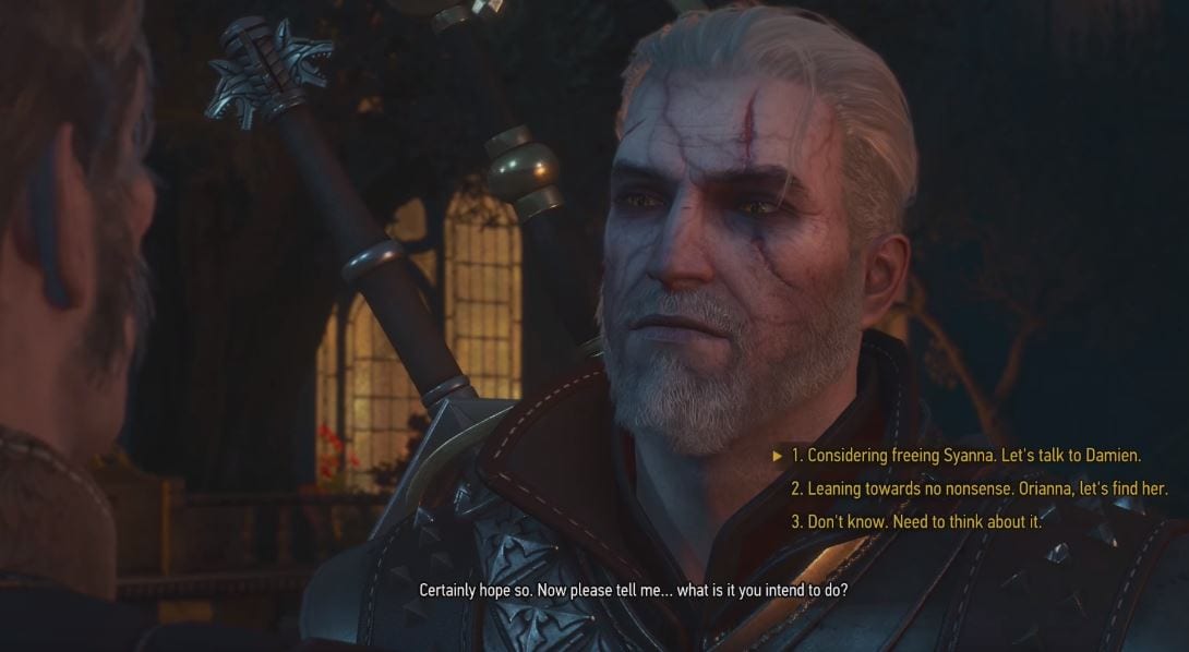 witcher 3 choice