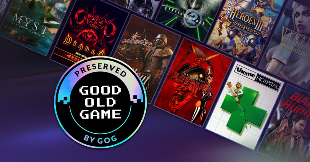 Обкладинка для допису GOG анонсував програму збереження старих ігор