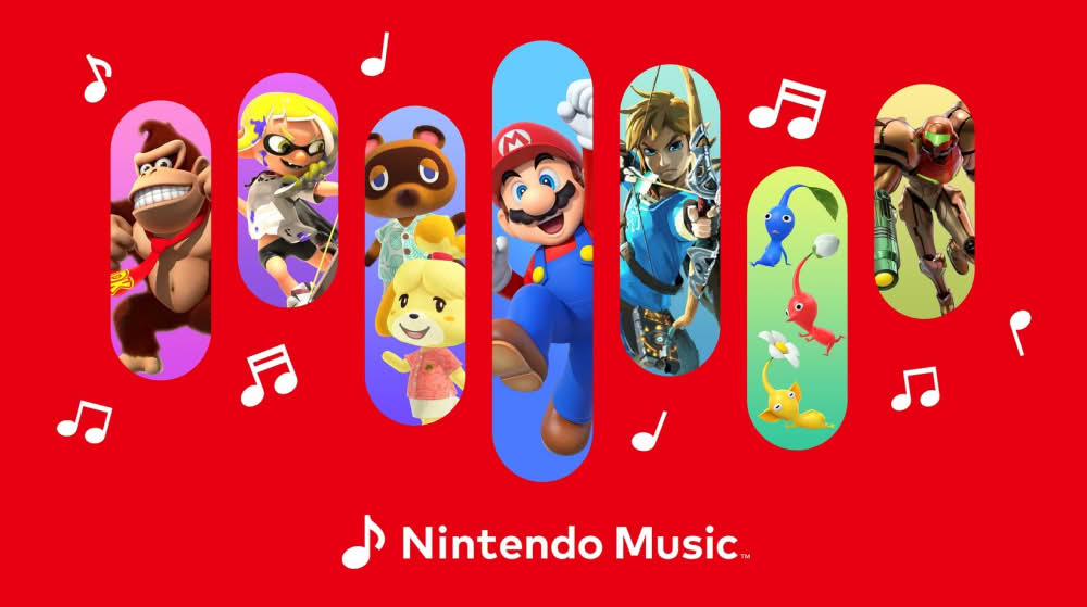 Обкладинка для допису Nintendo запустила музичний стрімінговий сервіс