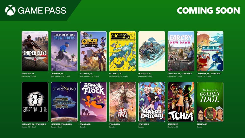 Які ігри додадуть до каталогу Game Pass найближчими тижнями