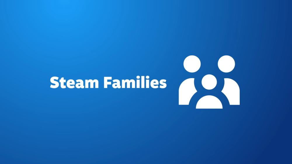 Обкладинка для допису Сімейні групи Steam вже доступні для всіх користувачів