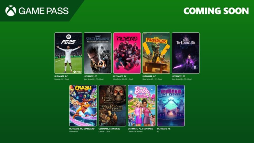 Обкладинка для допису Які ігри додадуть до каталогу Game Pass найближчими тижнями