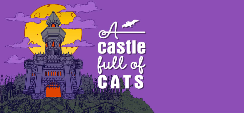 Обкладинка для Кастлванія з котами - огляд A Castle Full of Cats