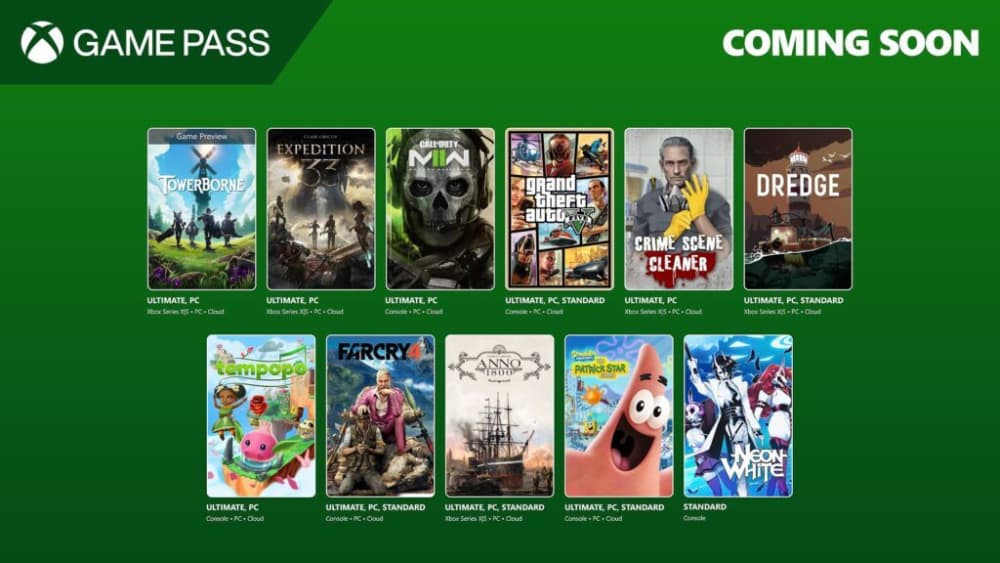 Обкладинка для Які ігри додадуть до каталогу Game Pass найближчими тижнями