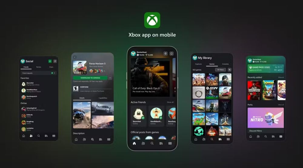 Обкладинка для допису Microsoft об'єднає мобільні застосунки Xbox
