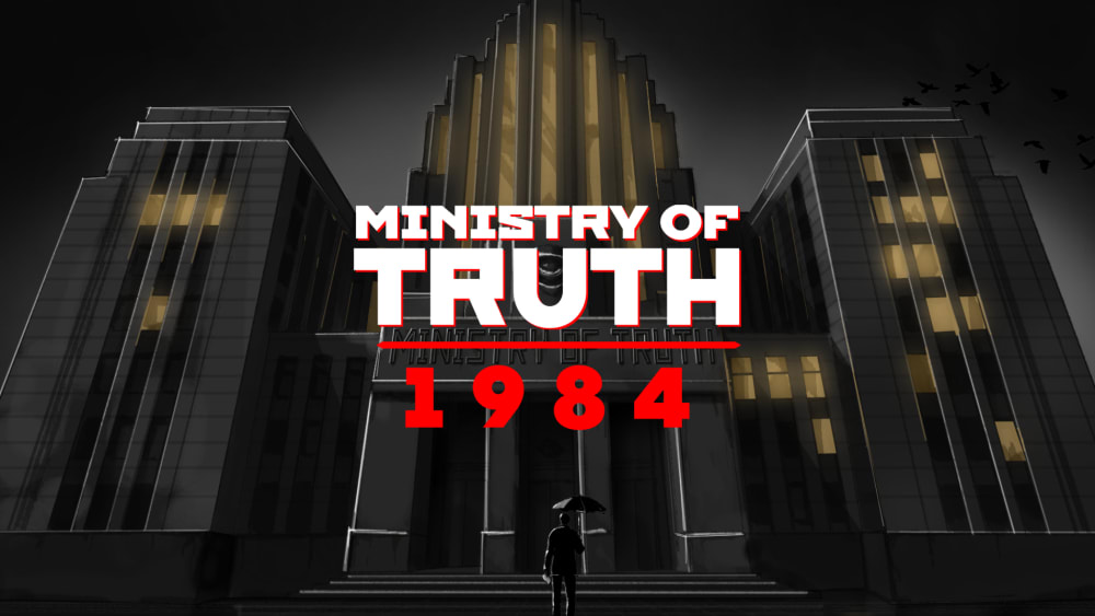 Обкладинка для Вийшло демо української гри "Міністерство Правди: 1984"
