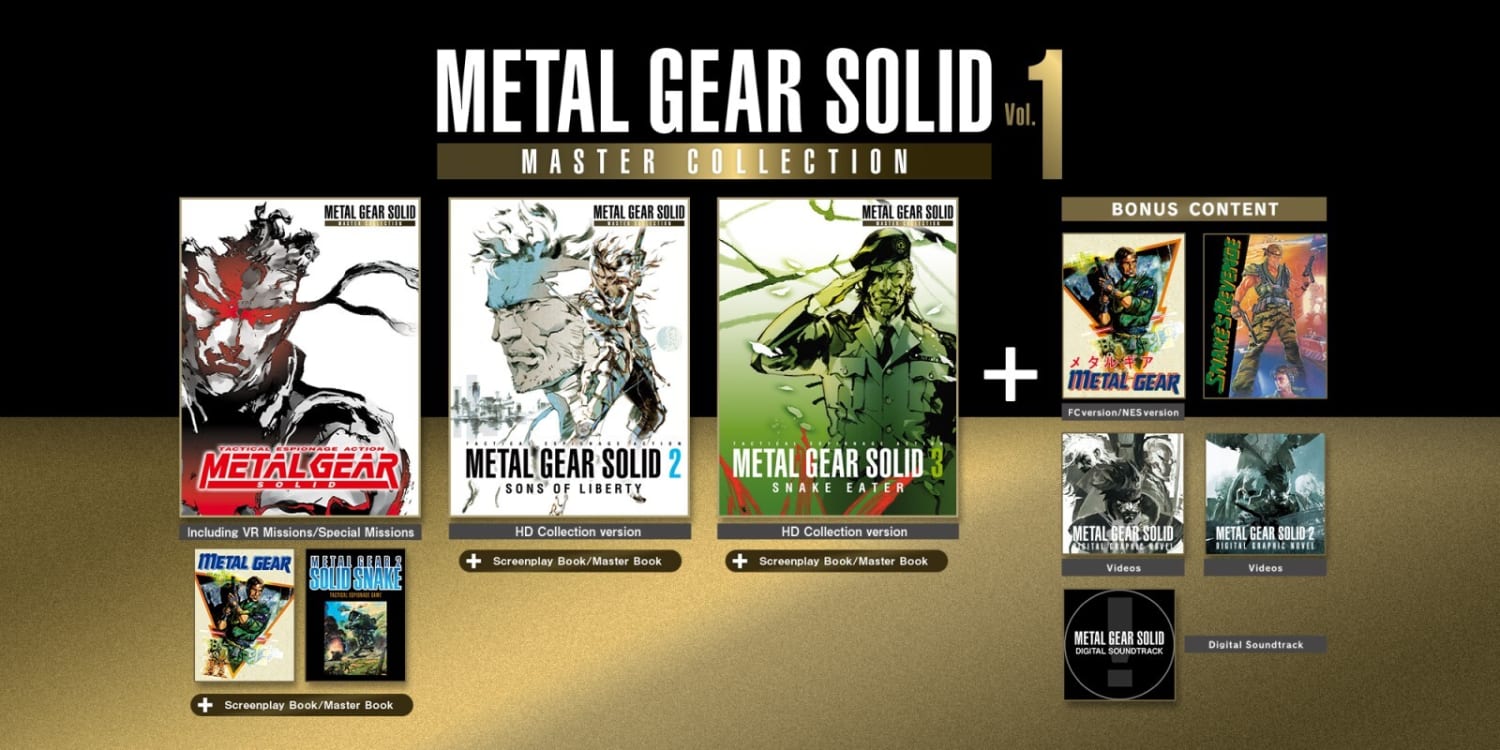 Що присутнє в Metal Gear Solid Master Collection Vol. 1
