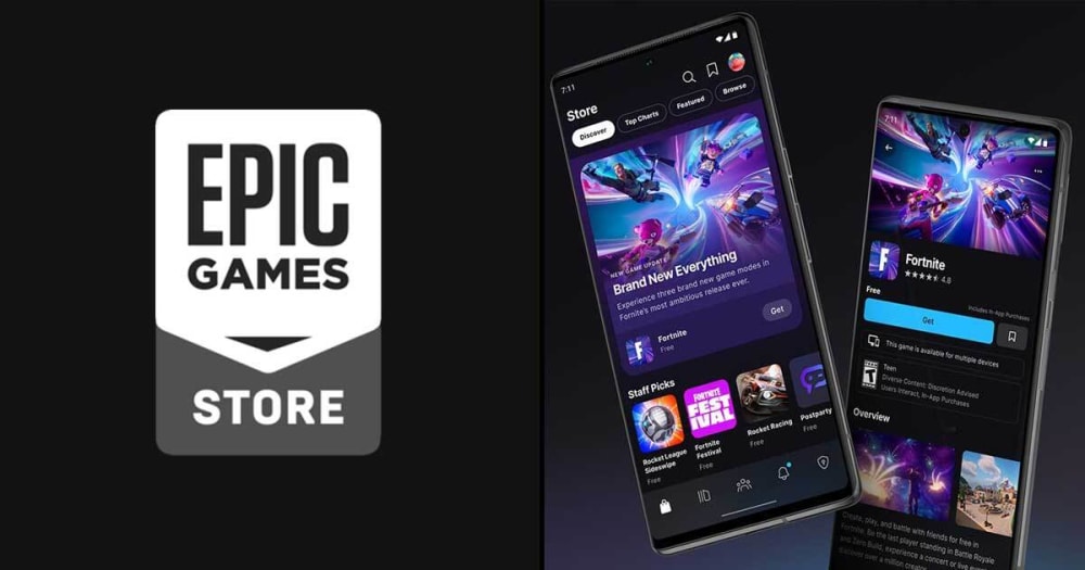 Обкладинка для допису Epic Games Store з'явиться на Android та iOS