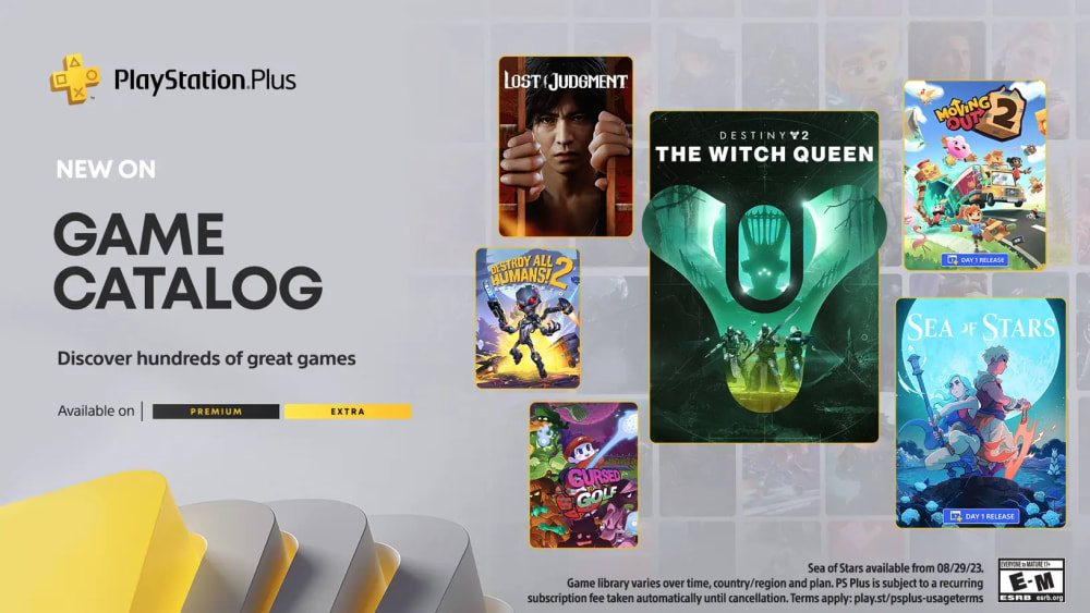 Обкладинка для допису Які ігри додадуть у каталог PlayStation Plus Extra/Deluxe у серпні