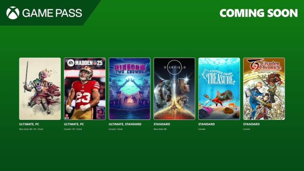 Обкладинка для допису Які ігри додадуть до каталогу Game Pass найближчими тижнями
