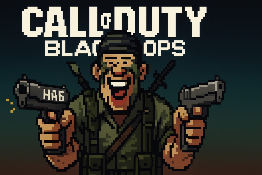 Обкладинка для Call of Duty: Black Ops — або як зламати мозок КГБісту, не встаючи з дивану