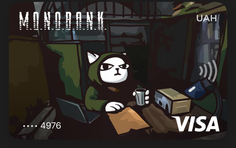 Обкладинка для допису Monobank зробив колаборацію зі S.T.A.L.K.E.R