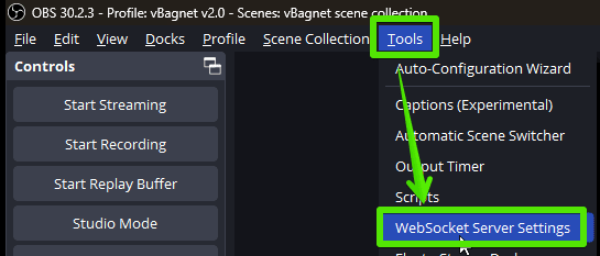 вкладка Websockets