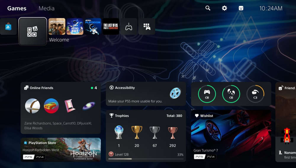 Sony випустила чергове системне оновлення PS5