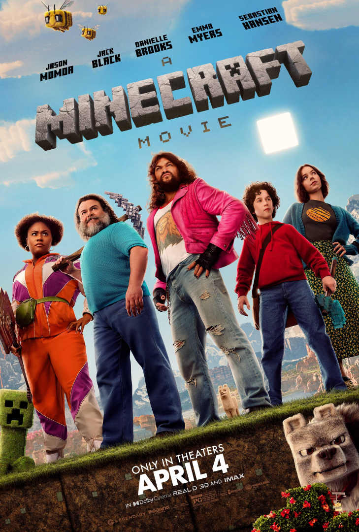 Обкладинка для допису Minecraft (2025) (13+) або Куби, Монстри і Джек Блек