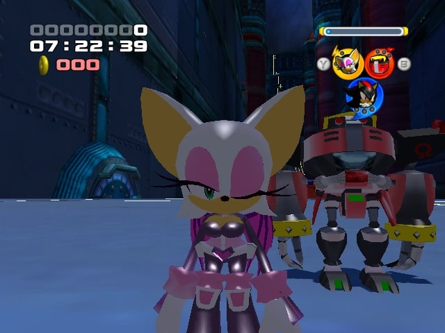 Rouge winking