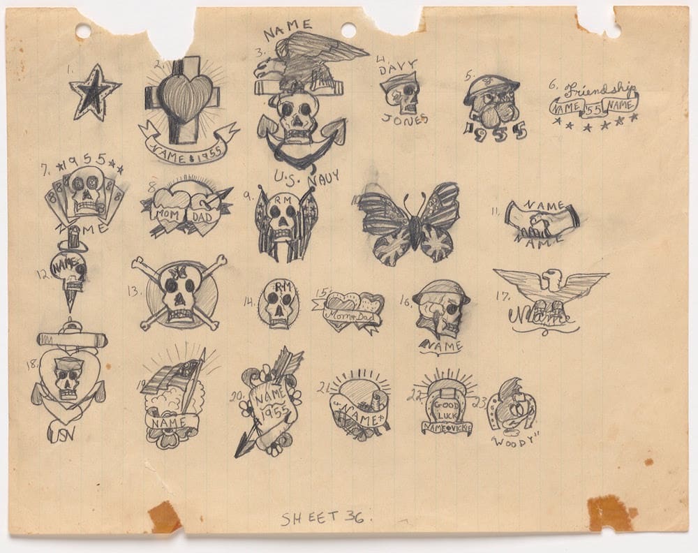Безіменний аркуш, 1955