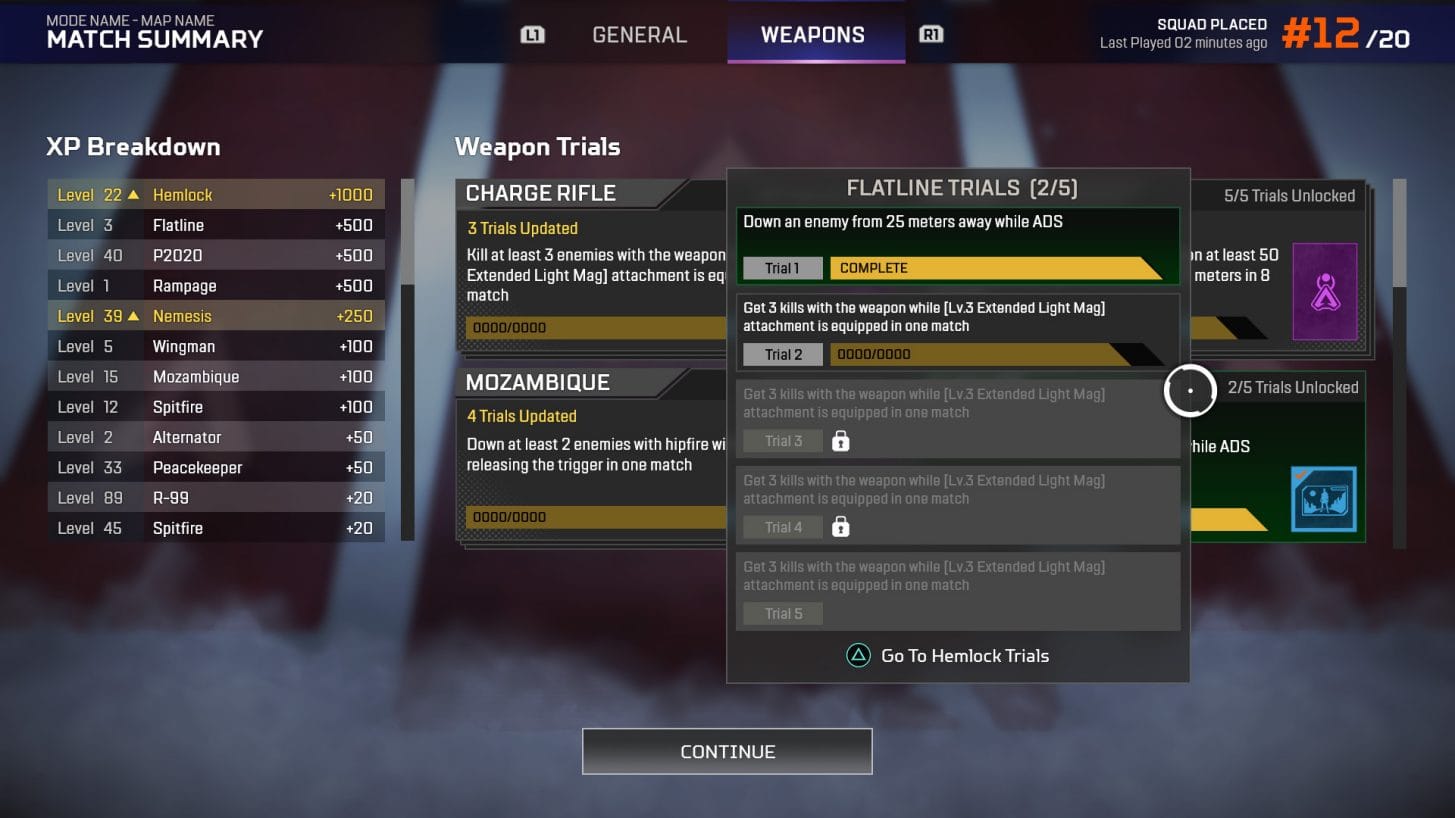 Apex Legends - Арсенал