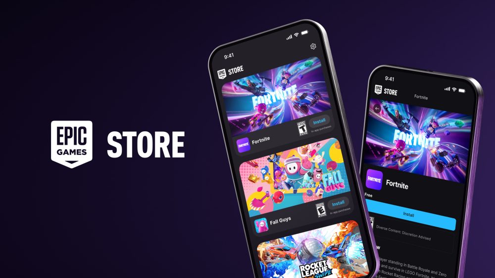 Обкладинка для Epic Games Store з'явився на мобільних платформах