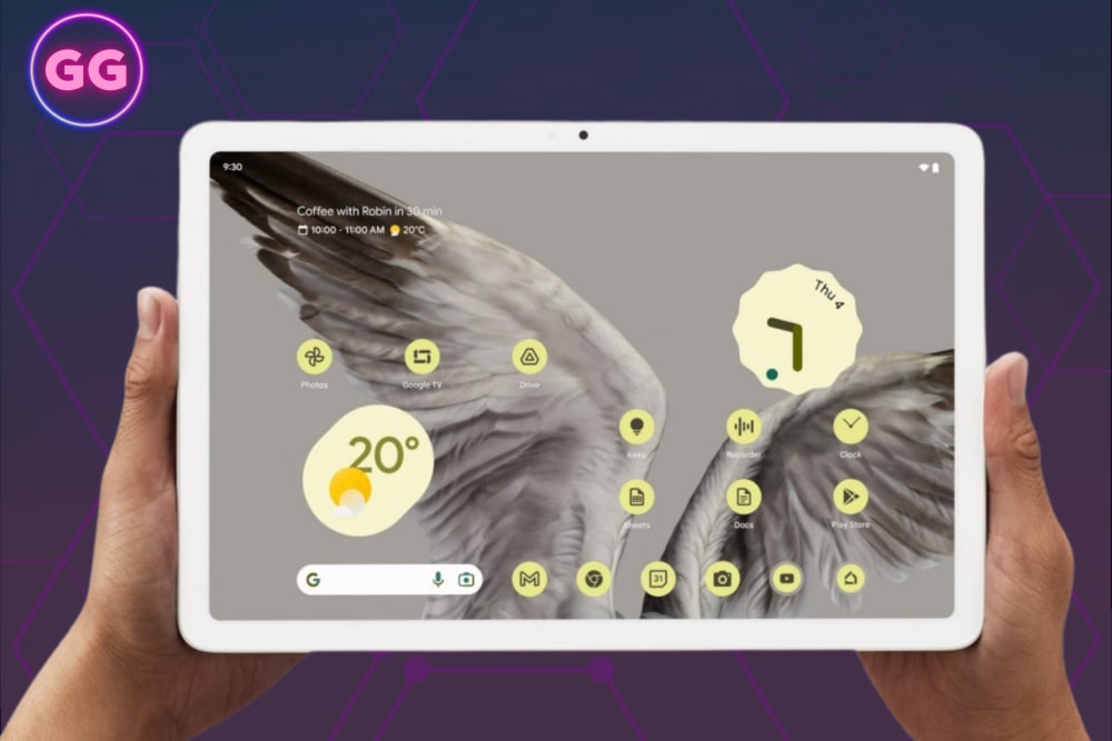 Обкладинка для Майбутнє планшетів Pixel Tablet під питанням